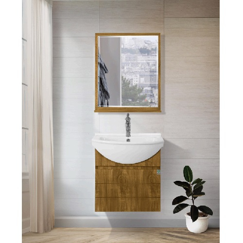 فول ست روشویی کابینتی کاکتوس مدل aral52 کد 2006 (طرح چوب)