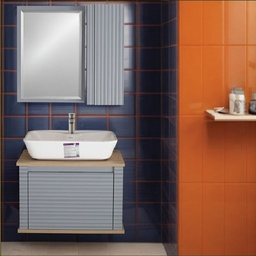 فول ست روشویی کابینتی لاکسورا مدل L249 سایز 60 (طوسی)